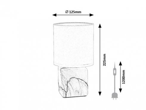 Pokojová stolní lampa RA 74069-4