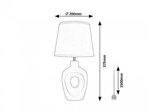 Pokojová stolní lampa RA 74079-2