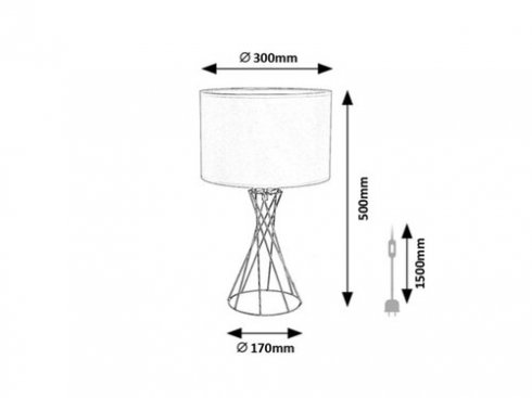 Pokojová stolní lampa RA 74081-5