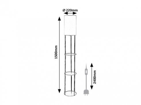 Stojací lampa RA 74106-5