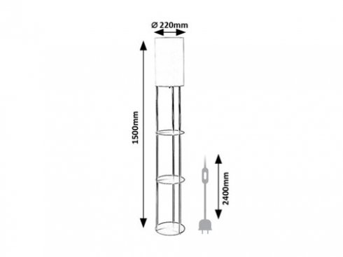 Stojací lampa RA 74107-5