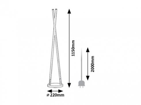 Stojací lampa RA 74166-7