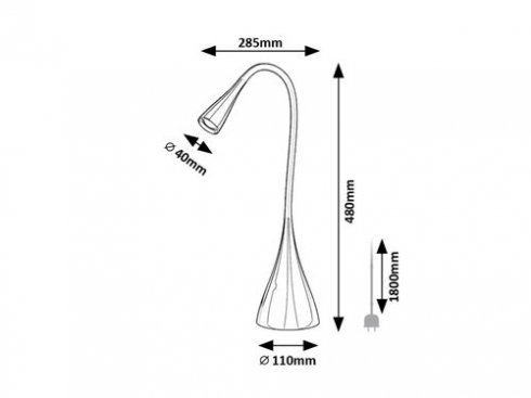Pokojová stolní lampa RA 74205-3