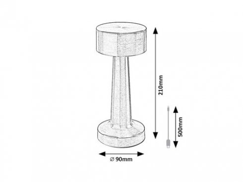 Pokojová stolní lampa RA 74207-8