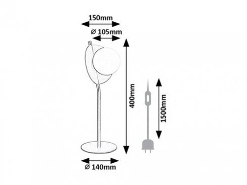 Pokojová stolní lampa RA 74221-6