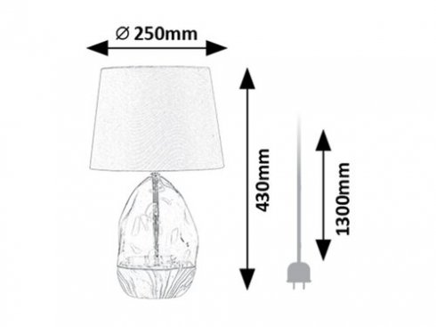 Pokojová stolní lampa RA 74227-4