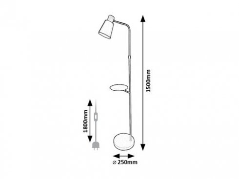 Stojací lampa RA 74229-5
