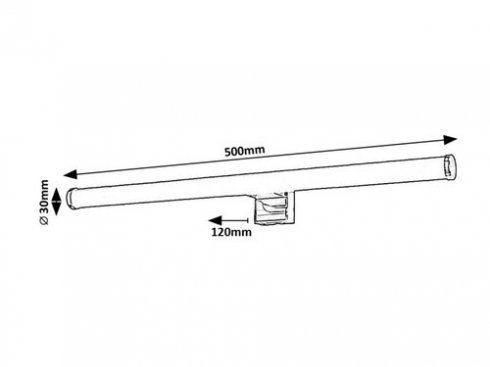 Nástěnné svítidlo/nad zrcadlo RA 75038-4