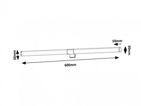 Nástěnné svítidlo / nad zrcadlo RA 75044-6