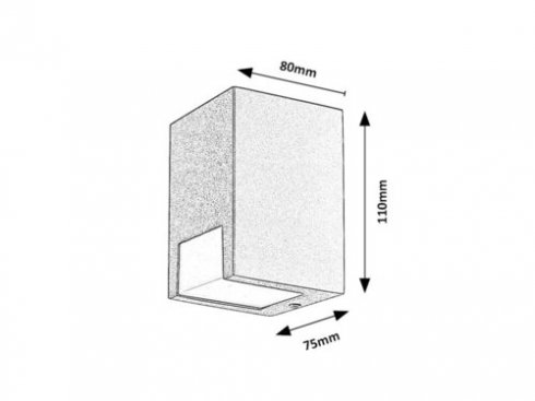 Venkovní svítidlo nástěnné RA 77054-4