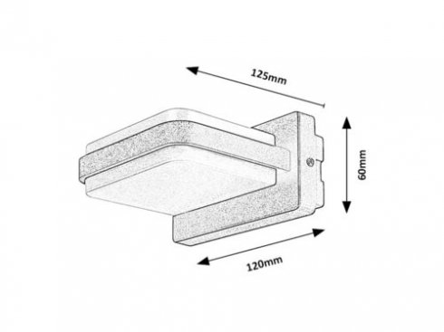 Venkovní svítidlo nástěnné RA 77061-5
