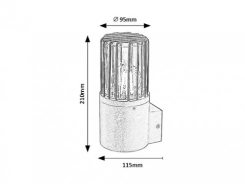 Venkovní svítidlo nástěnné RA 77083-5