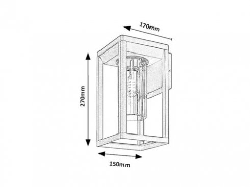Venkovní svítidlo nástěnné RA 77085-4