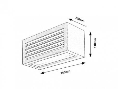 Venkovní svítidlo nástěnné RA 77100-7