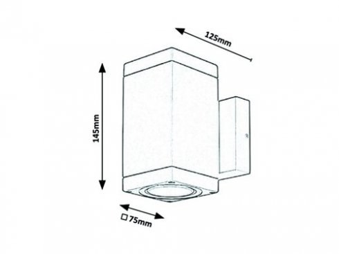 Venkovní svítidlo nástěnné RA 7888-2