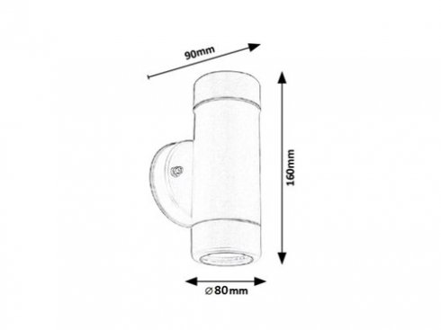 Venkovní svítidlo nástěnné RA 8833-2