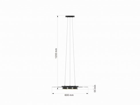 Lustr/závěsné svítidlo LED  WO 5006-302-3