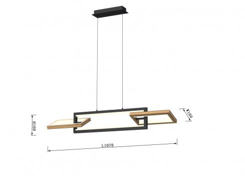 Lustr/závěsné svítidlo LED  WO 7022-306-3