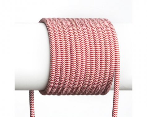 FIT textilní kabel 3X0,75 1bm bílá-4
